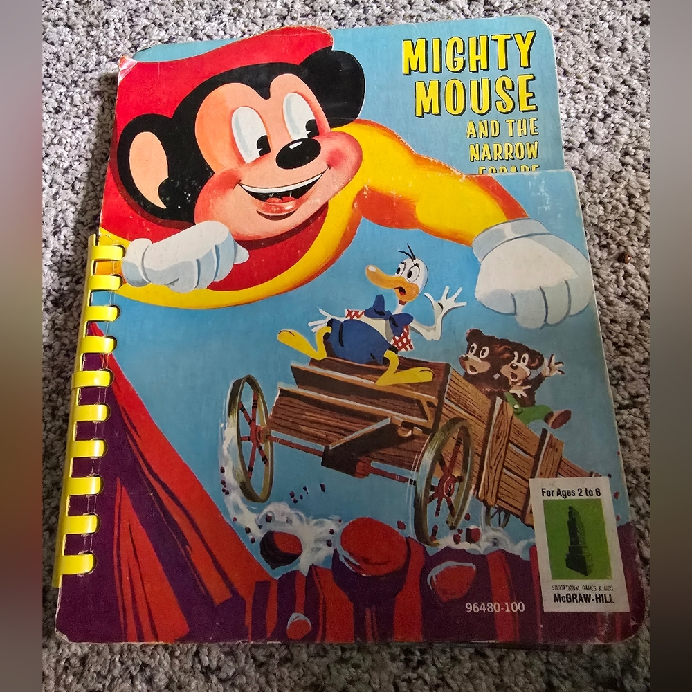 Mighty Mouse and the Narrow Escape Book, 1964 USA